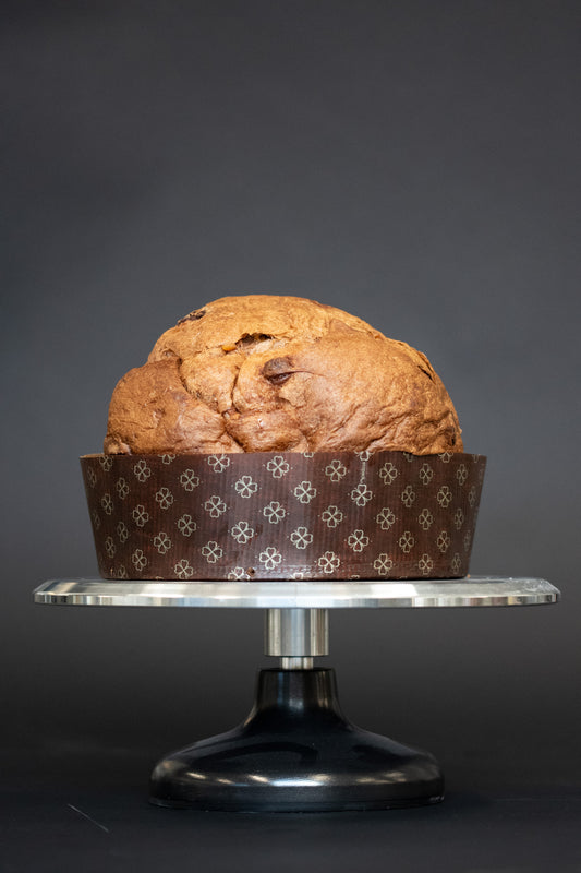 Panettone vincotto, clementine e cioccolato